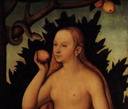 Lucas Cranach the younger, Adam and Eve (clipping)
